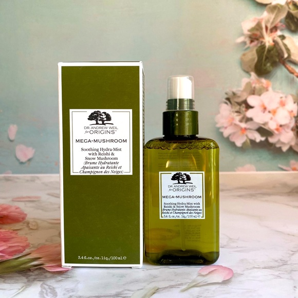 ORIGINS MEGA MUSHROOM SOOTHING HYDRA MIST DR. ANDREW WEIL 3.4 OZ / 100 ML NEW - Picture 1 of 2